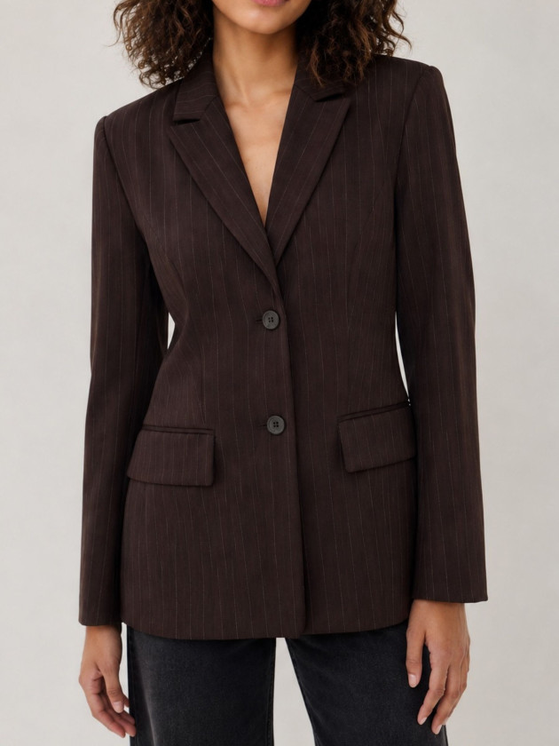 BLAZER VINTAGE CON RAYAS