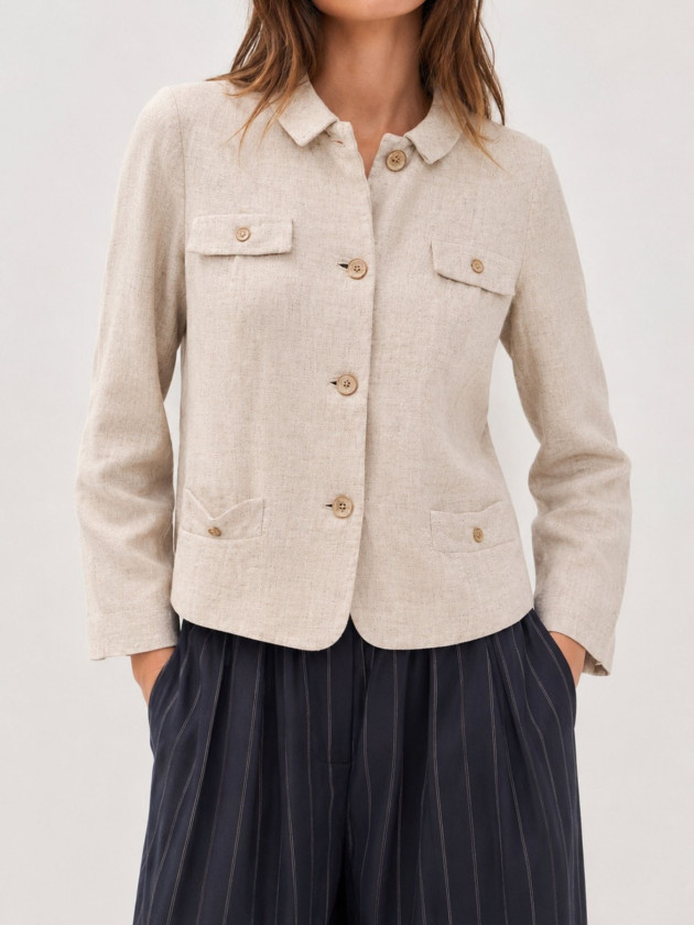 BLAZER VINTAGE 50S CREMA