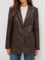 BLAZER CAFE SUEDE CON TEXTURA