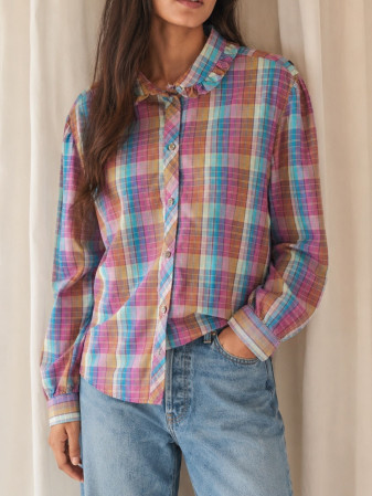 BLUSA CUELLO REDONDO VINTAGE