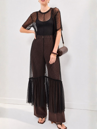 VESTIDO MESH NEGRO BSK