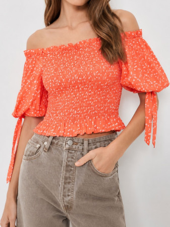 BLUSA ESTAMPADA ORANGE