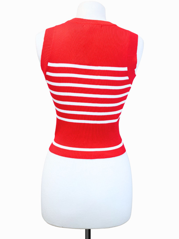 TOP TEJIDO ROJO