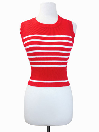 TOP TEJIDO ROJO