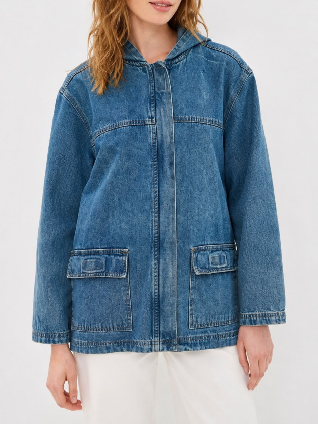 CHAQUETA DENIM CARGO