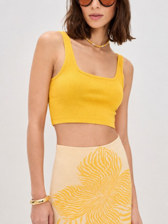 CROP TOP AMARILLO
