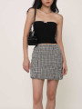 FALDA SHORT BLANCO Y NEGRO