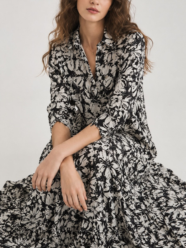 VESTIDO MAXI NAVIGATA FLORAL