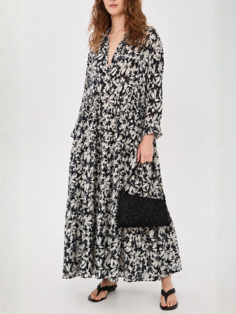 VESTIDO MAXI NAVIGATA FLORAL