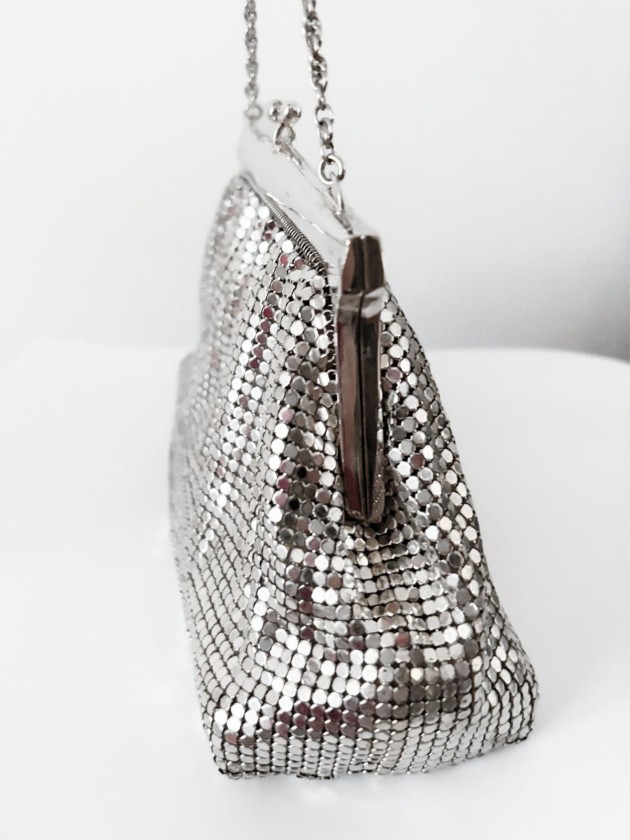 WHITING & DAVIS VINTAGE MESH BAG 1950