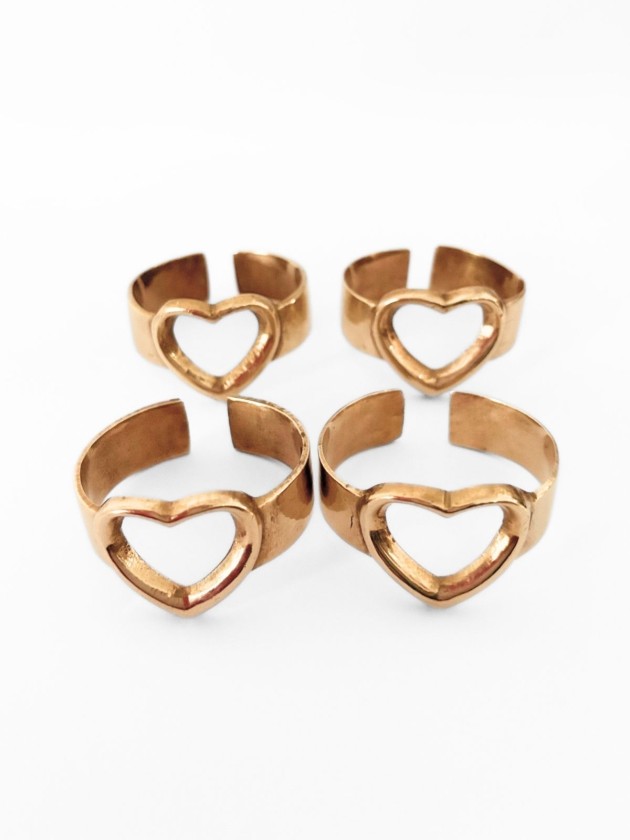 JUEGO VINTAGE DE ANILLOS DE SERVILLETA