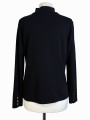 BLUSA NEGRA CUELLO ALTO ESTATE ISAAC MIZRAHI