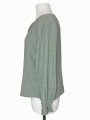 BLUSA VERDE BOHO CON TEXTURA
