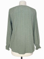 BLUSA VERDE BOHO CON TEXTURA