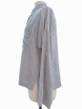 BLUSA MAX STUDIO LONDON RAYADA GRIS Y BLANCO