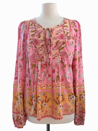 BLUSA ESTAMPADA ZAFUL ROSADA