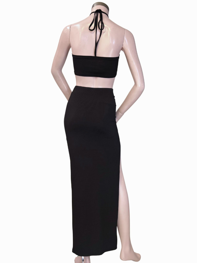 SET FALDA Y TOP NEGRO