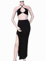 SET FALDA Y TOP NEGRO