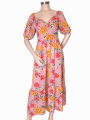 VESTIDO FLORAL LUCCA ROSADO