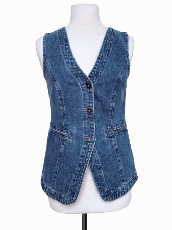 CHALECO AZUL OSCURO GAP