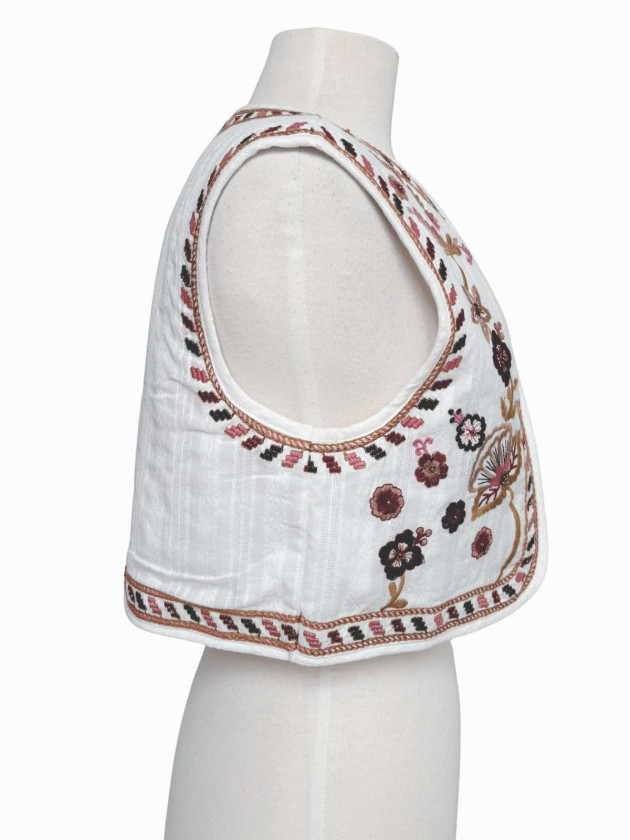 CHALECO BORDADO QUILTED SFERA