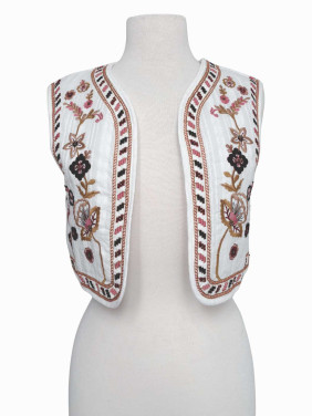 CHALECO BORDADO QUILTED SFERA
