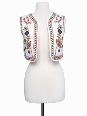 CHALECO BORDADO QUILTED SFERA