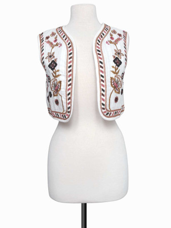 CHALECO BORDADO QUILTED SFERA