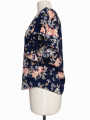 BLUSA FLORAL AZUL NEGRO