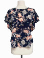 BLUSA FLORAL AZUL NEGRO