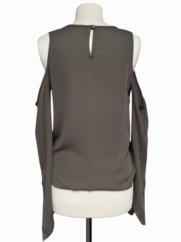 BLUSA VERDE MUSGO FABIOS COLD SHOULDER