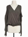 BLUSA VERDE MUSGO FABIOS COLD SHOULDER