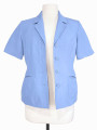 BLAZER VINTAGE CELESTE MANGA CORTA