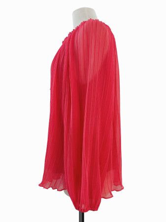 BLUSA PLISADA CORAL
