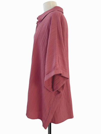 BLUSA ROSA VIEJA DE BOTONES