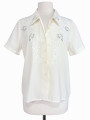 BLUSA VINTAGE BORDADA JAPONESA