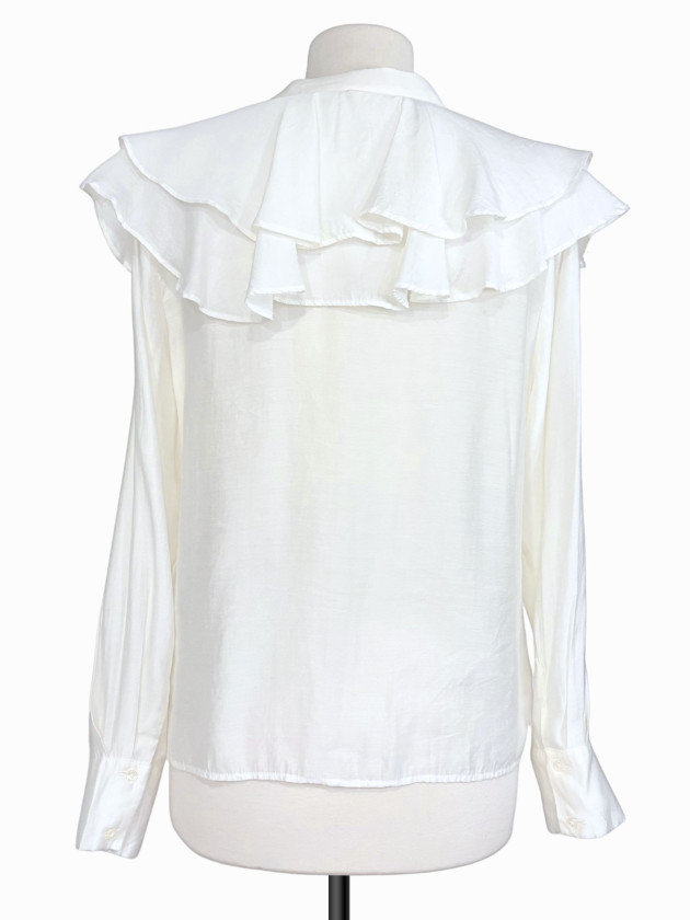 BLUSA BLANCA VOLANTES