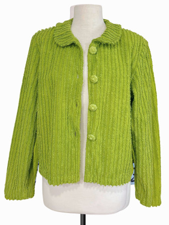 CHAQUETA CUELLO REDONDO VERDE