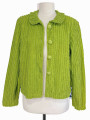 CHAQUETA CUELLO REDONDO VERDE