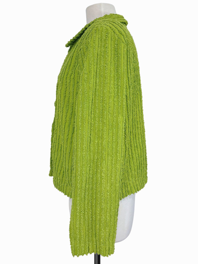 CHAQUETA CUELLO REDONDO VERDE