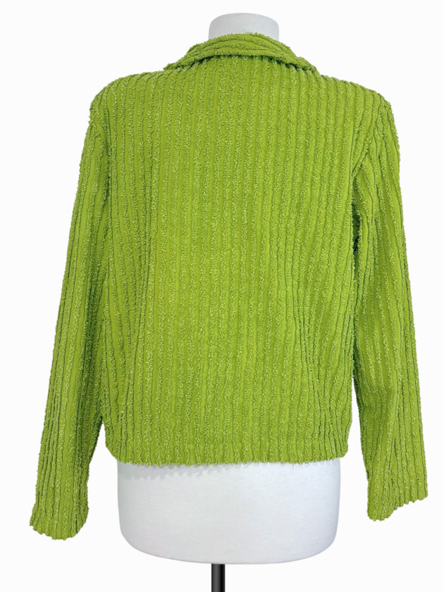 CHAQUETA CUELLO REDONDO VERDE