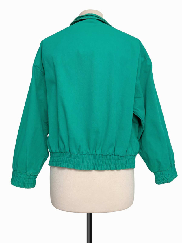BOMBER JACKET VINTAGE VERDE RUSS