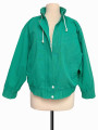 BOMBER JACKET VINTAGE VERDE RUSS