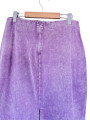 FALDA LILA DENIM CON ROSA