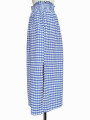 FALDA MAXI DE CUADROS AZUL