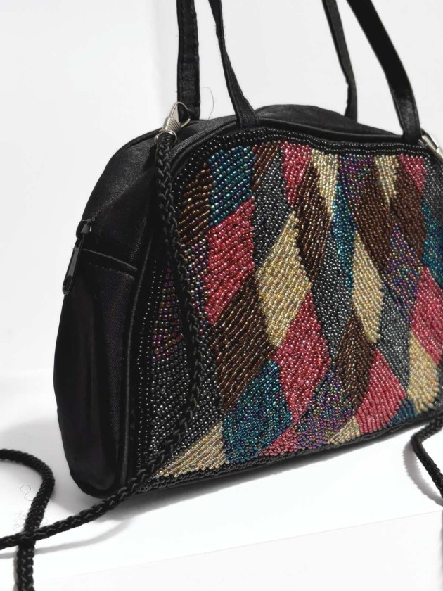 CARTERA VINTAGE CON BEADS