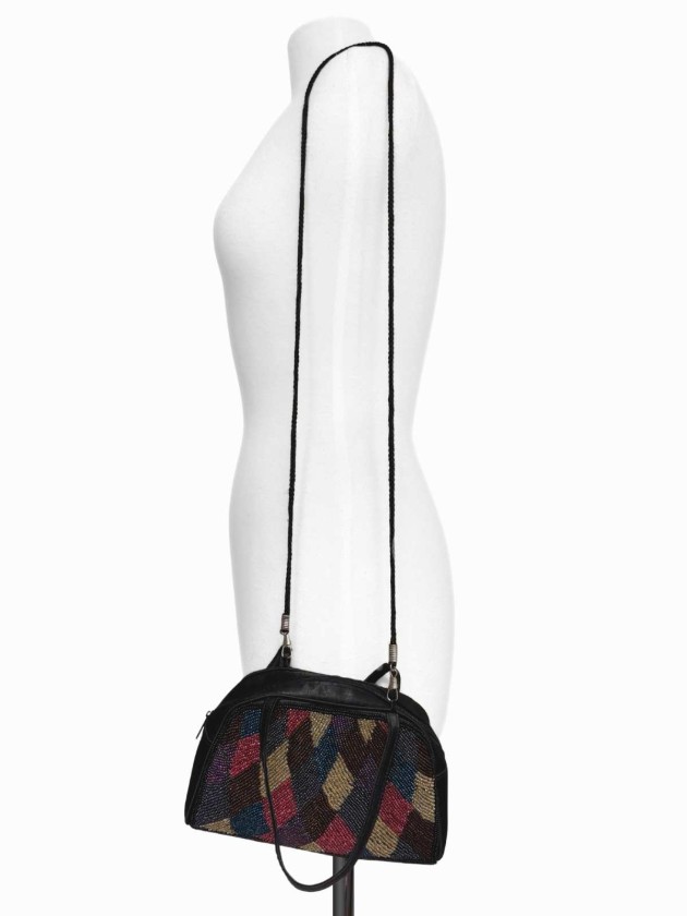 CARTERA VINTAGE CON BEADS