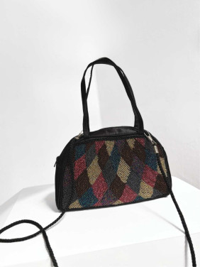 CARTERA VINTAGE CON BEADS