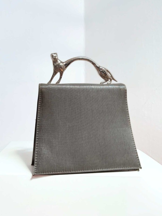 CARTERA VINTAGE SILVER SILK