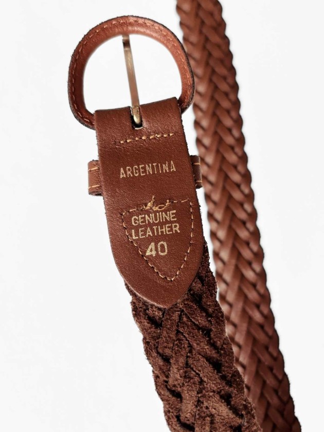 CINCHO VINTAGE CUERO ARGENTINO